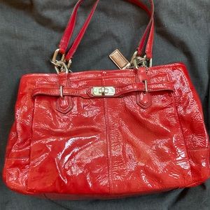 Coach candy apple bag